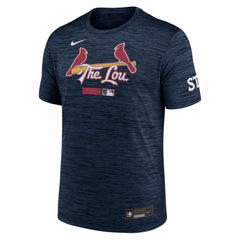 St. Louis Cardinals Authentic Collection City Connect Velocity Dri-FIT T-Shirt Navy | Nike