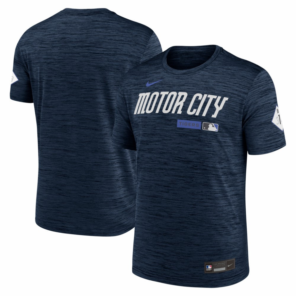 Detroit Tigers Authentic Collection City Connect Velocity Dri-FIT T-Shirt Navy | Nike