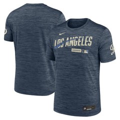 Los Angeles Dodgers Authentic Collection City Connect Velocity Dri-FIT T-Shirt Navy | Nike
