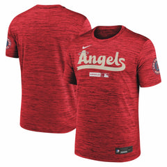 Los Angeles Angels Authentic Collection City Connect Velocity Dri-FIT T-Shirt Red | Nike