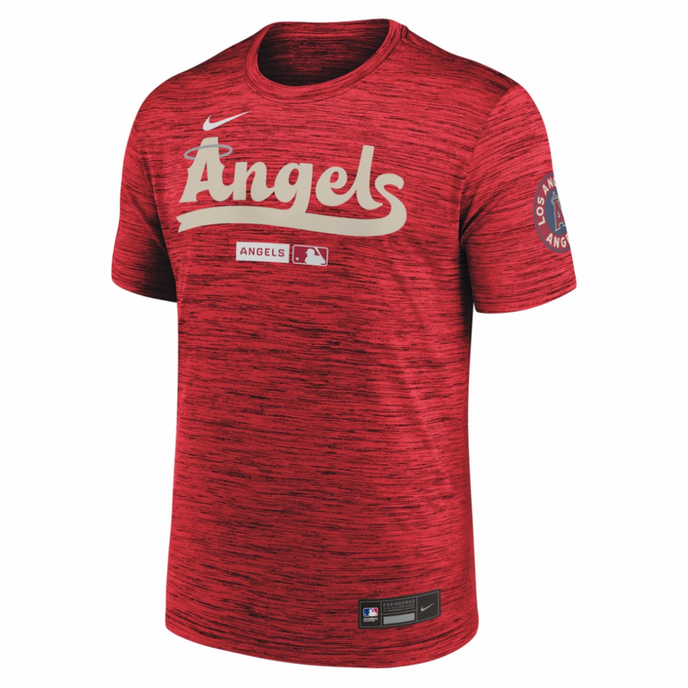 Los Angeles Angels Authentic Collection City Connect Velocity Dri-FIT T-Shirt Red | Nike
