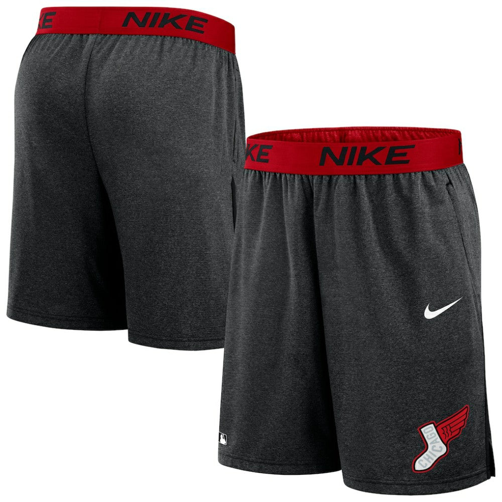 Chicago White Sox Authentic Collection City Connect Dri-FIT Knit Shorts Black | Nike