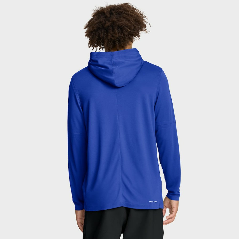 Detroit Tigers City Connect Dri-FIT Long Sleeve Hooded T-Shirt Royal | Nike