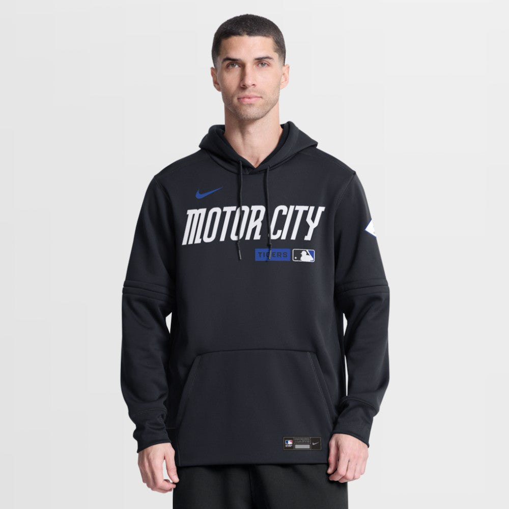 Detroit Tigers Authentic Collection City Connect Therma-FIT Hoodie Navy | Nike