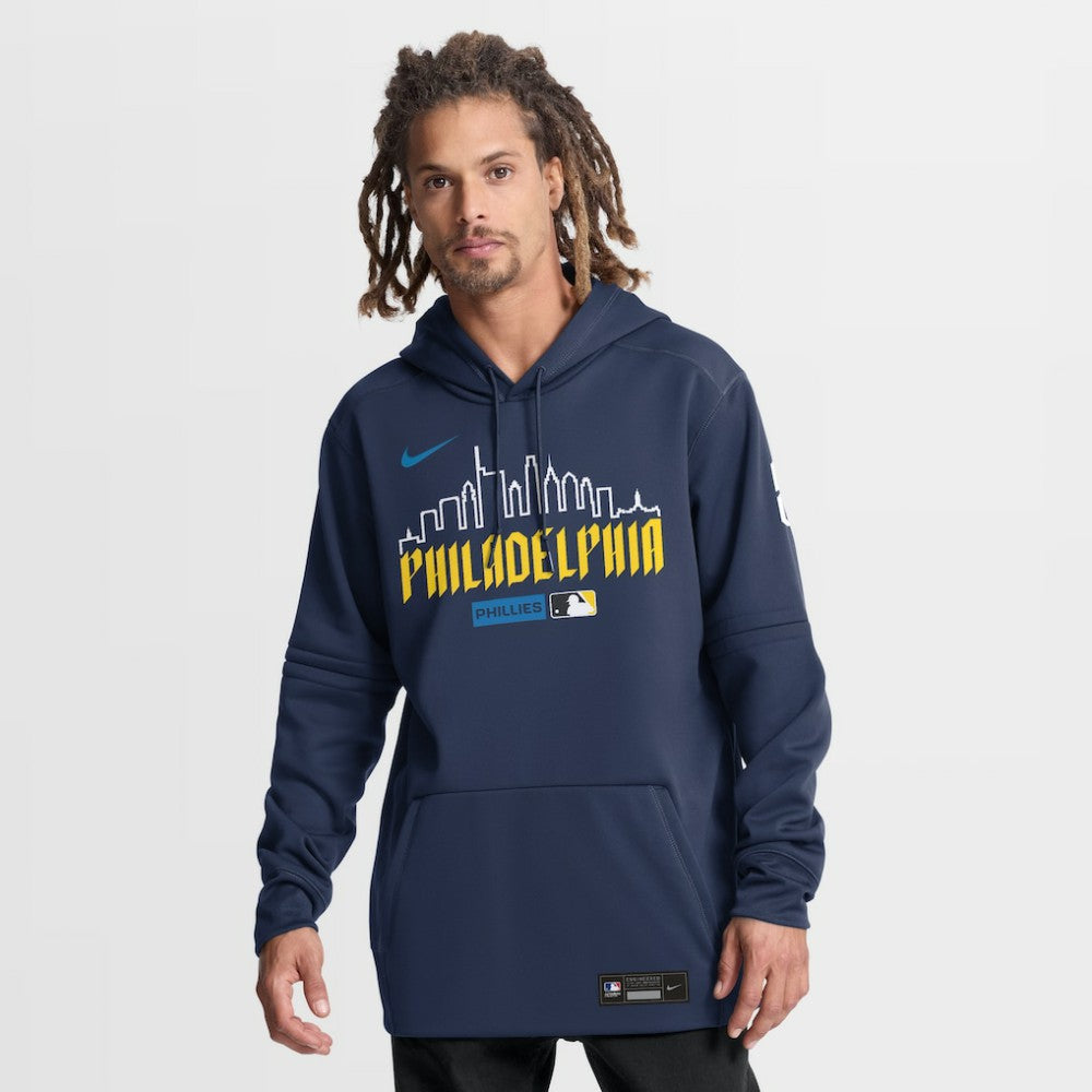 Philadelphia Phillies Authentic Collection City Connect Therma-FIT Hoodie Navy | Nike