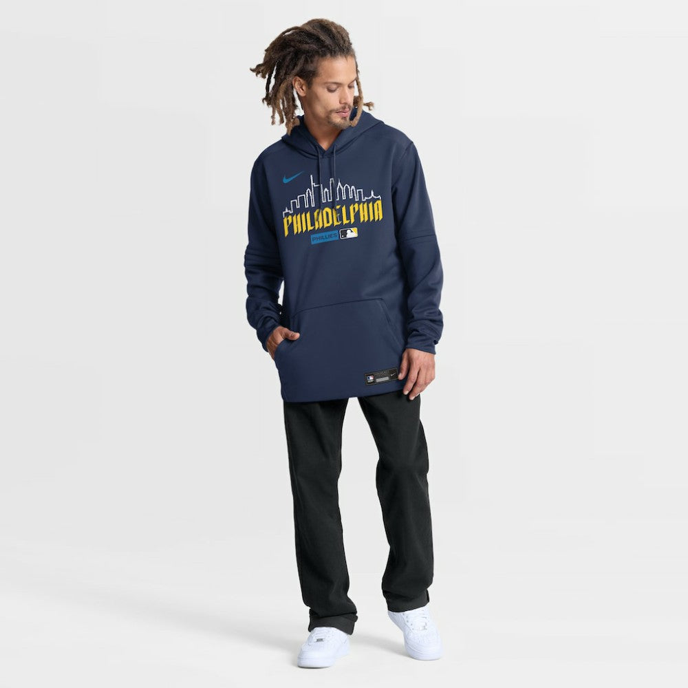 Philadelphia Phillies Authentic Collection City Connect Therma-FIT Hoodie Navy | Nike