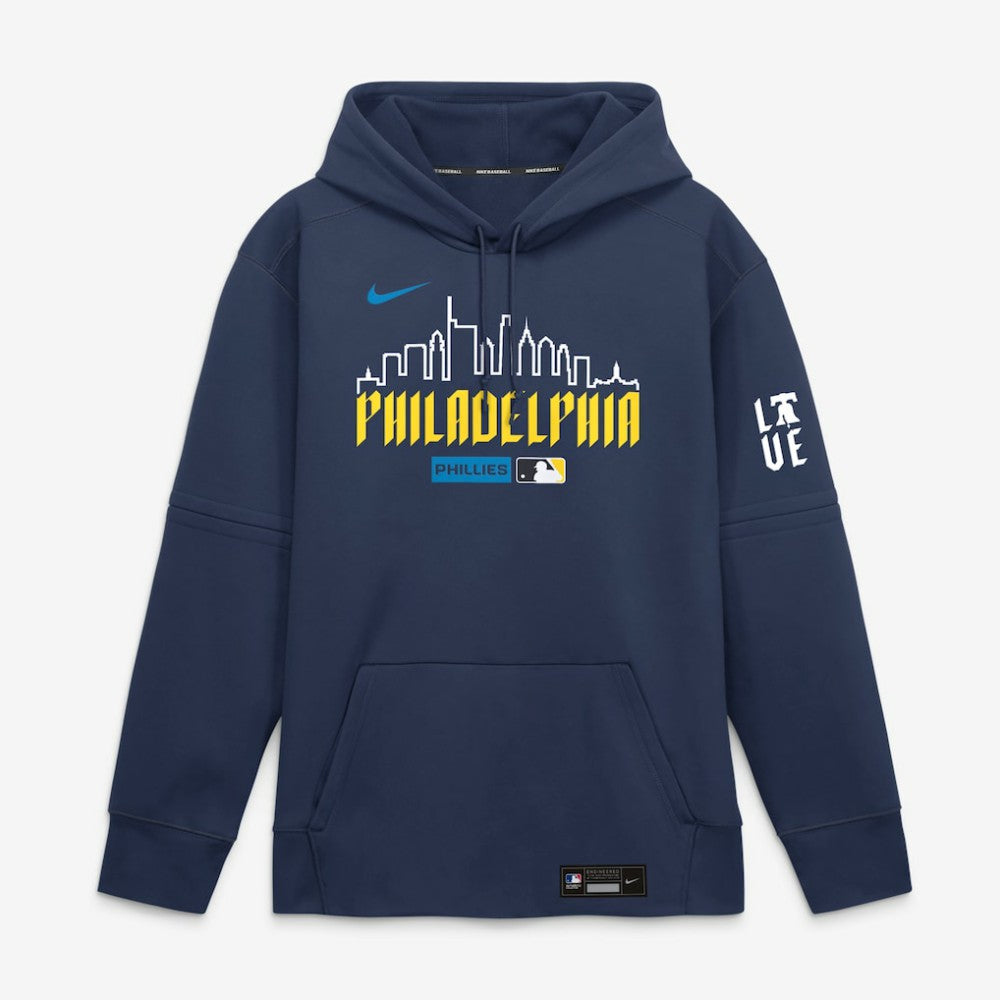 Philadelphia Phillies Authentic Collection City Connect Therma-FIT Hoodie Navy | Nike