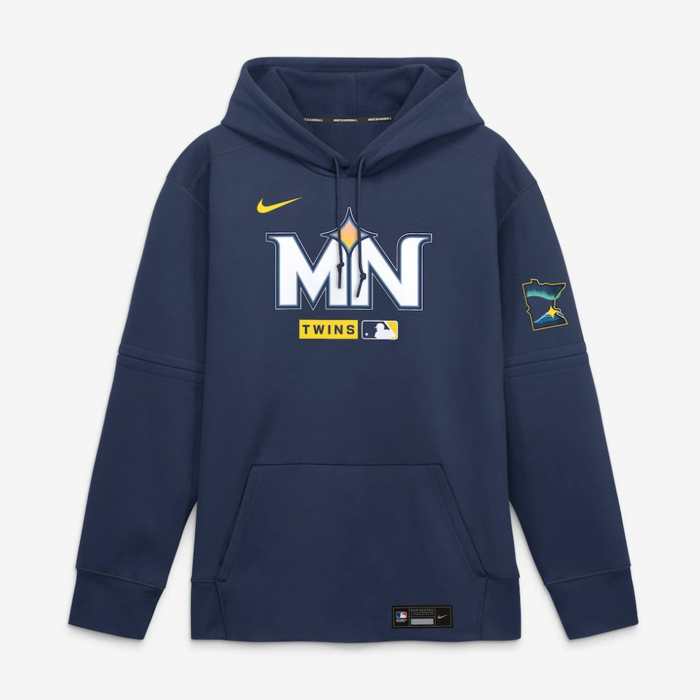 Minnesota Twins Authentic Collection City Connect Therma-FIT Hoodie Navy | Nike