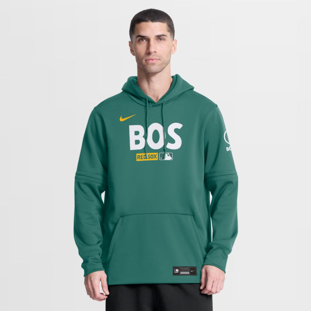 Boston Red Sox Authentic Collection City Connect Therma-FIT Hoodie Green | Nike