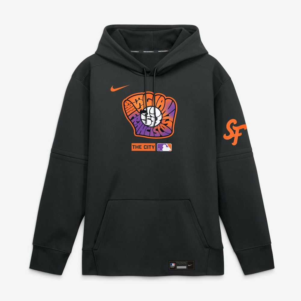 San Francisco Giants Authentic Collection City Connect Therma-FIT Hoodie Black | Nike