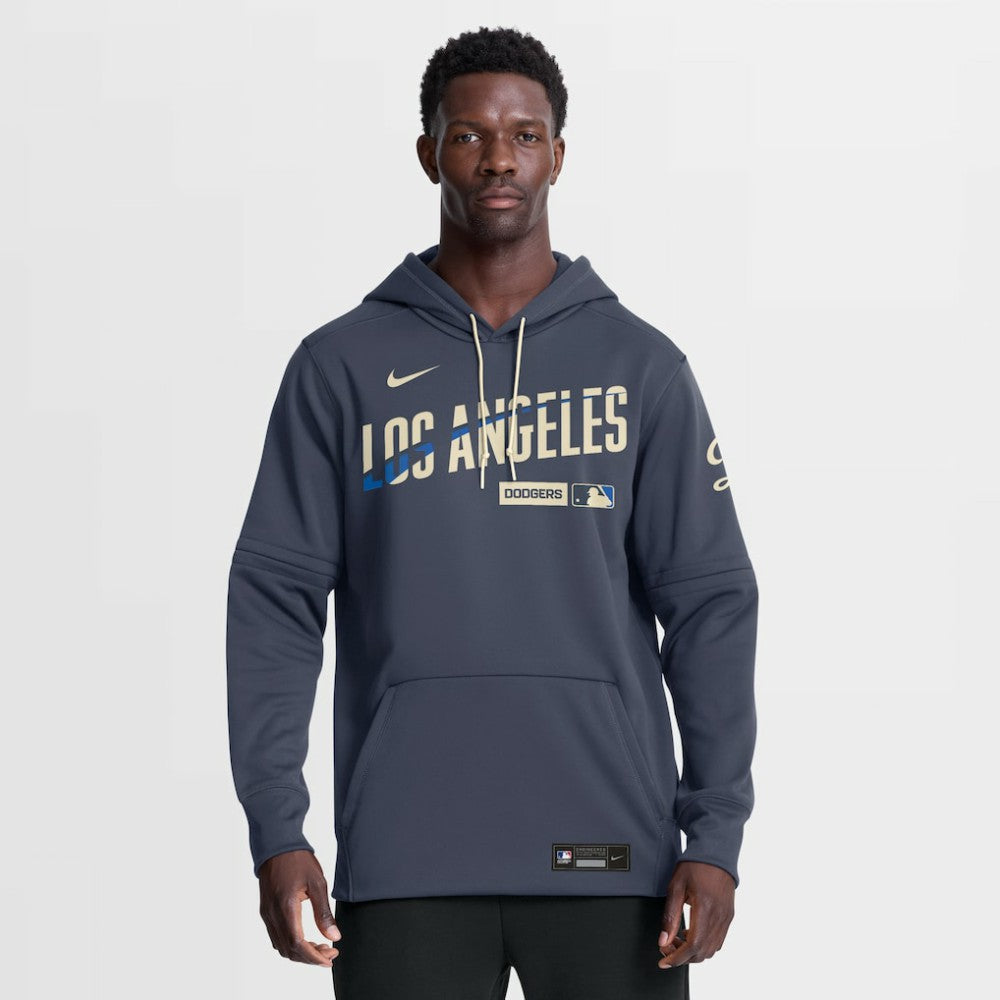 Los Angeles Dodgers Authentic Collection City Connect Therma-FIT Hoodie Navy | Nike