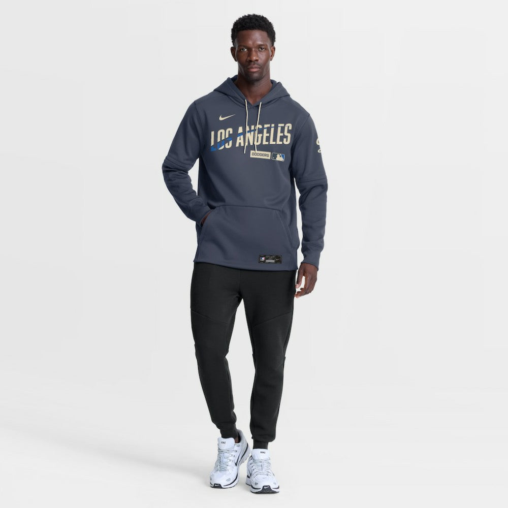 Los Angeles Dodgers Authentic Collection City Connect Therma-FIT Hoodie Navy | Nike