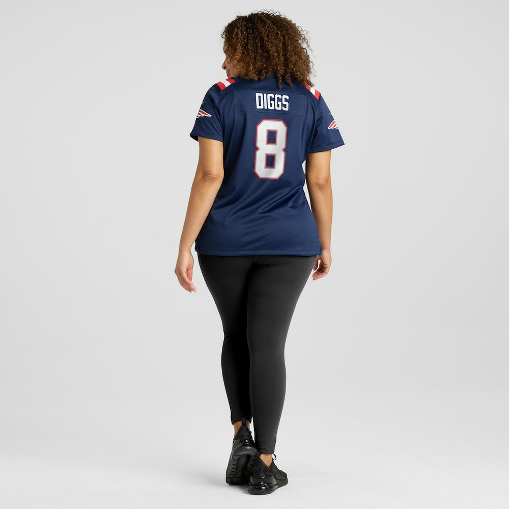 Stefon Diggs New England Patriots Women's Game Jersey - Navy