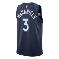 Jaden McDaniels Minnesota Timberwolves Unisex Swingman Jersey - Icon Edition - Navy