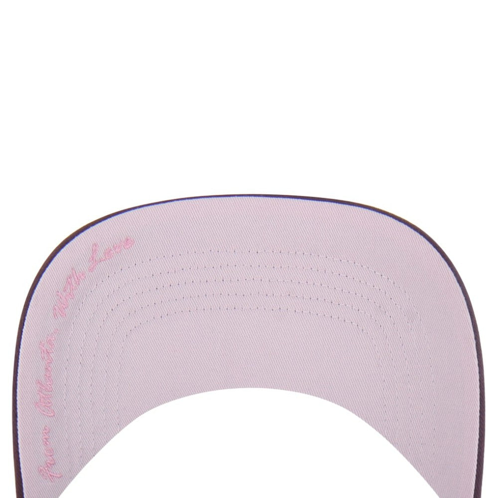 Atlanta Braves Unisex Love Letter Adjustable Hitch Hat Stone/Burgundy | 47 brand