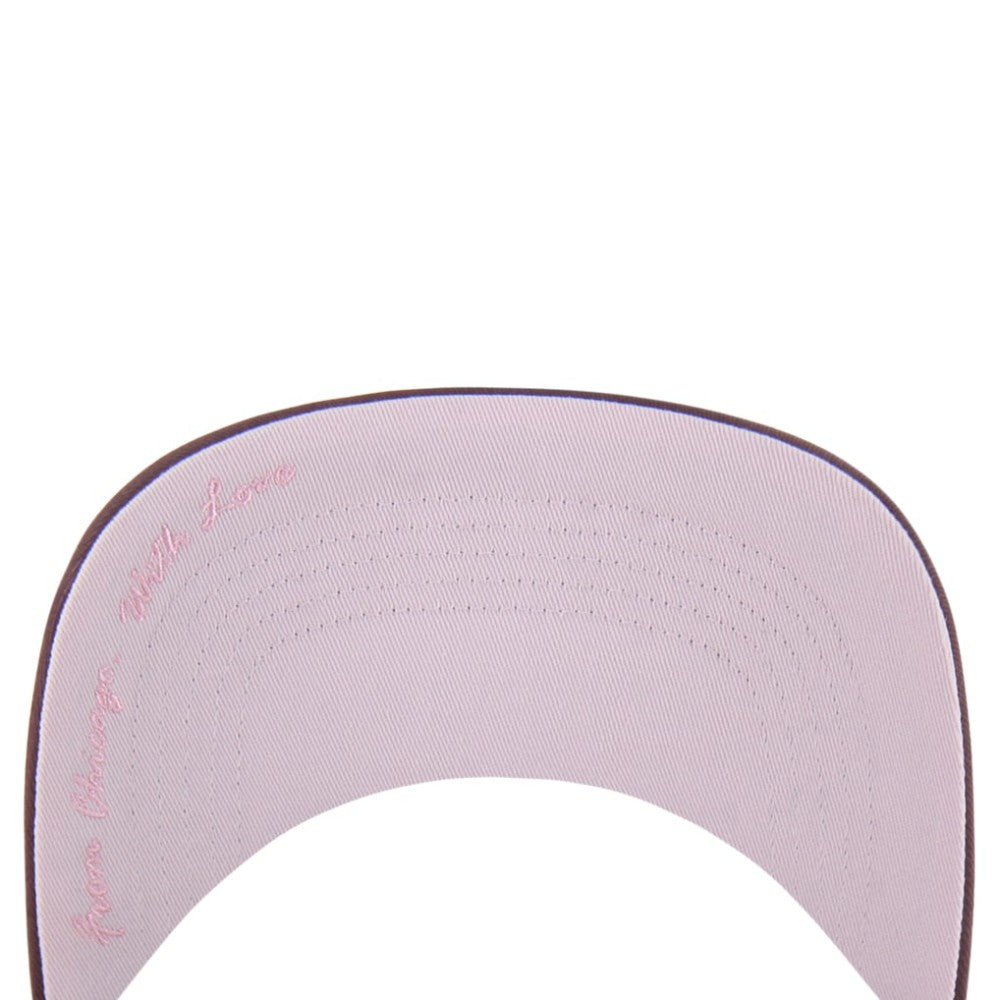 Chicago Cubs Unisex Love Letter Adjustable Hitch Hat Stone/Burgundy | 47 brand