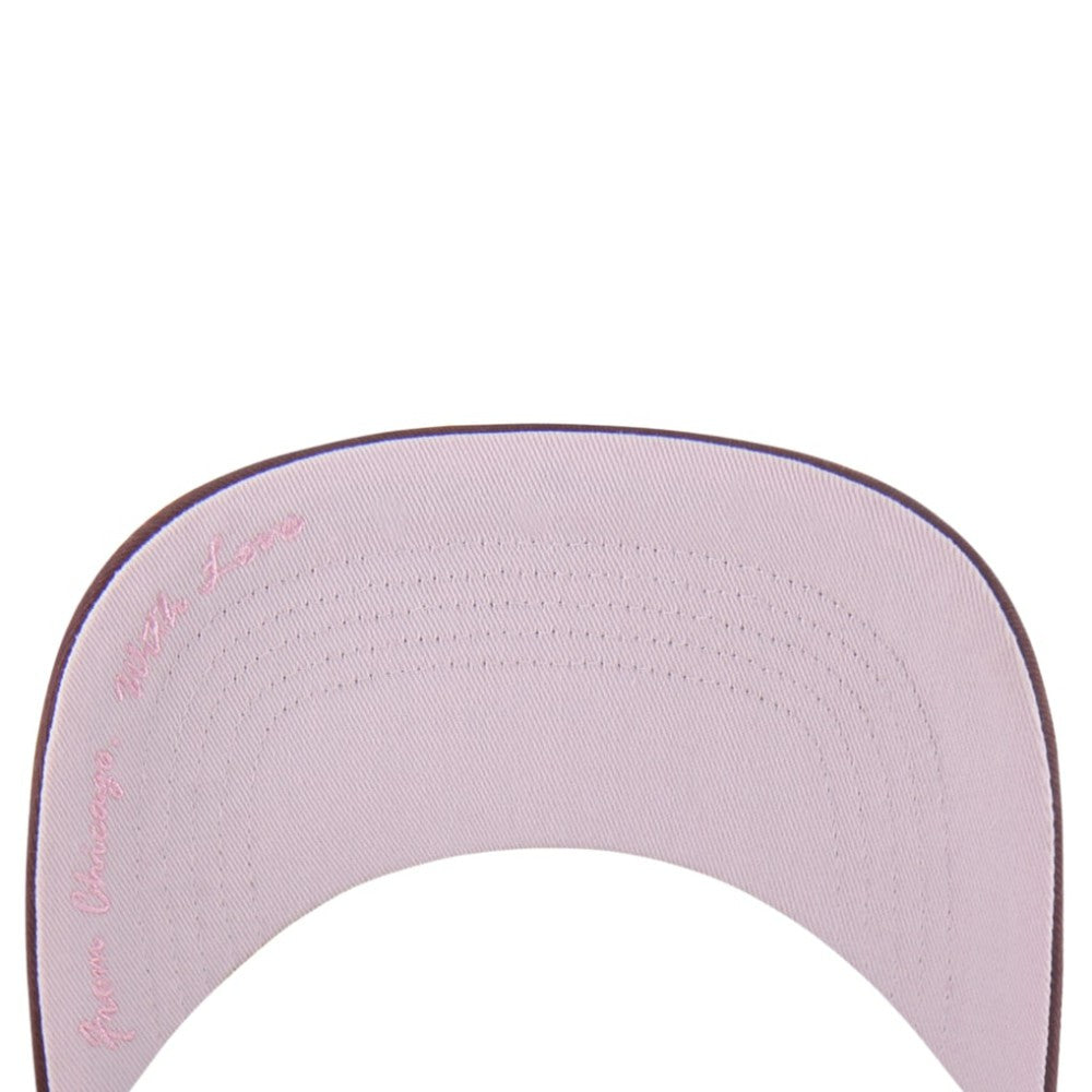 Chicago White Sox Unisex Love Letter Adjustable Hitch Hat Stone/Burgundy | 47 brand