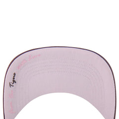 Detroit Tigers Unisex Love Letter Adjustable Hitch Hat Stone/Burgundy | 47 brand