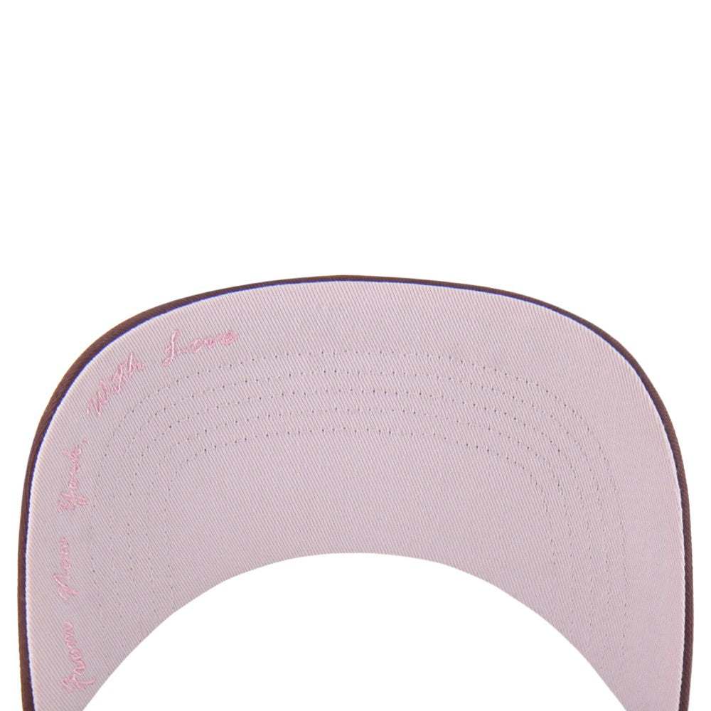 New York Mets Unisex Love Letter Adjustable Hitch Hat Stone/Burgundy | 47 brand