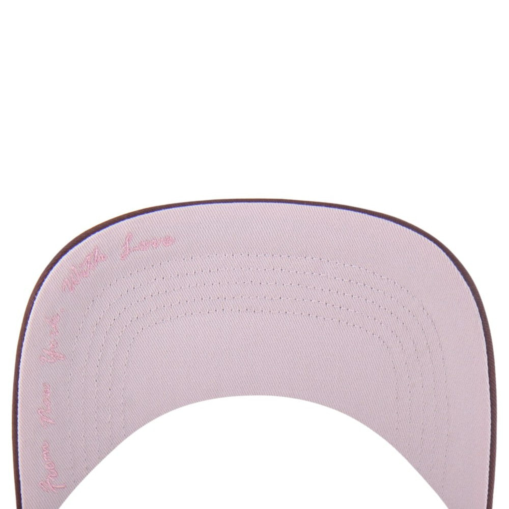 New York Yankees Unisex Love Letter Adjustable Hitch Hat Stone/Burgundy | 47 brand