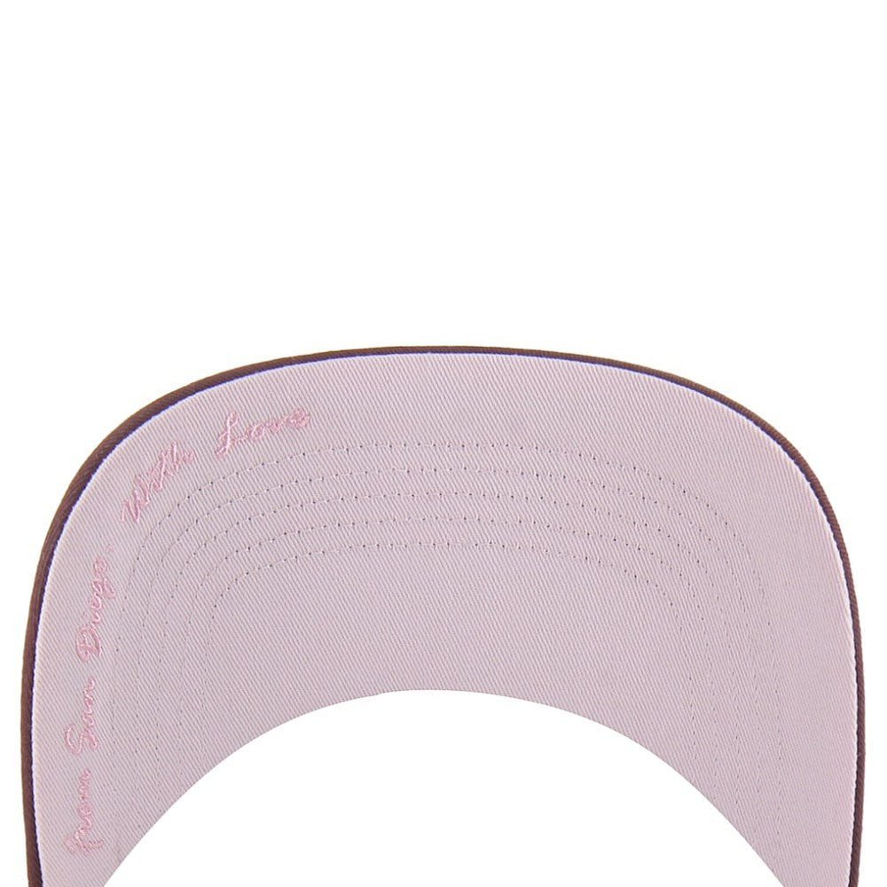 San Diego Padres Unisex Love Letter Adjustable Hitch Hat Stone/Burgundy | 47 brand