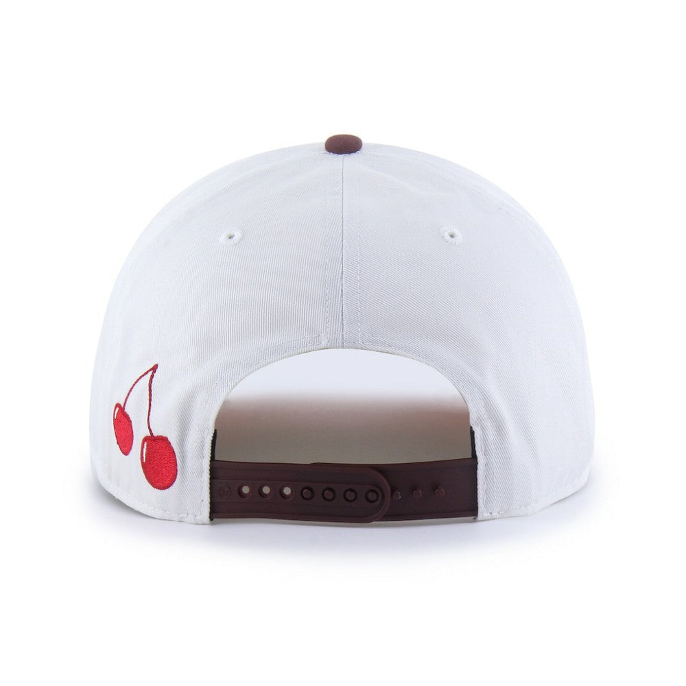 San Francisco Giants Unisex Love Letter Adjustable Hitch Hat Stone/Burgundy | 47 brand