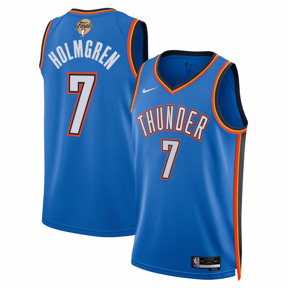 Chet Holmgren Oklahoma City Thunder Unisex 2025 NBA Finals Swingman Jersey - Icon Edition - Blue