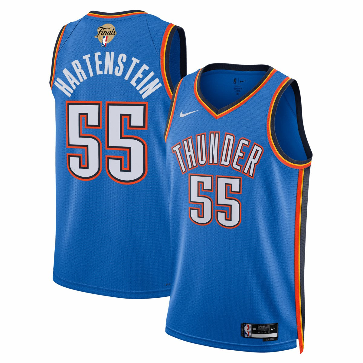 Isaiah Hartenstein Oklahoma City Thunder Unisex 2025 NBA Finals Swingman Jersey - Icon Edition - Blue