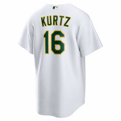 Nick Kurtz Athletics Home Replica Player Jersey - White