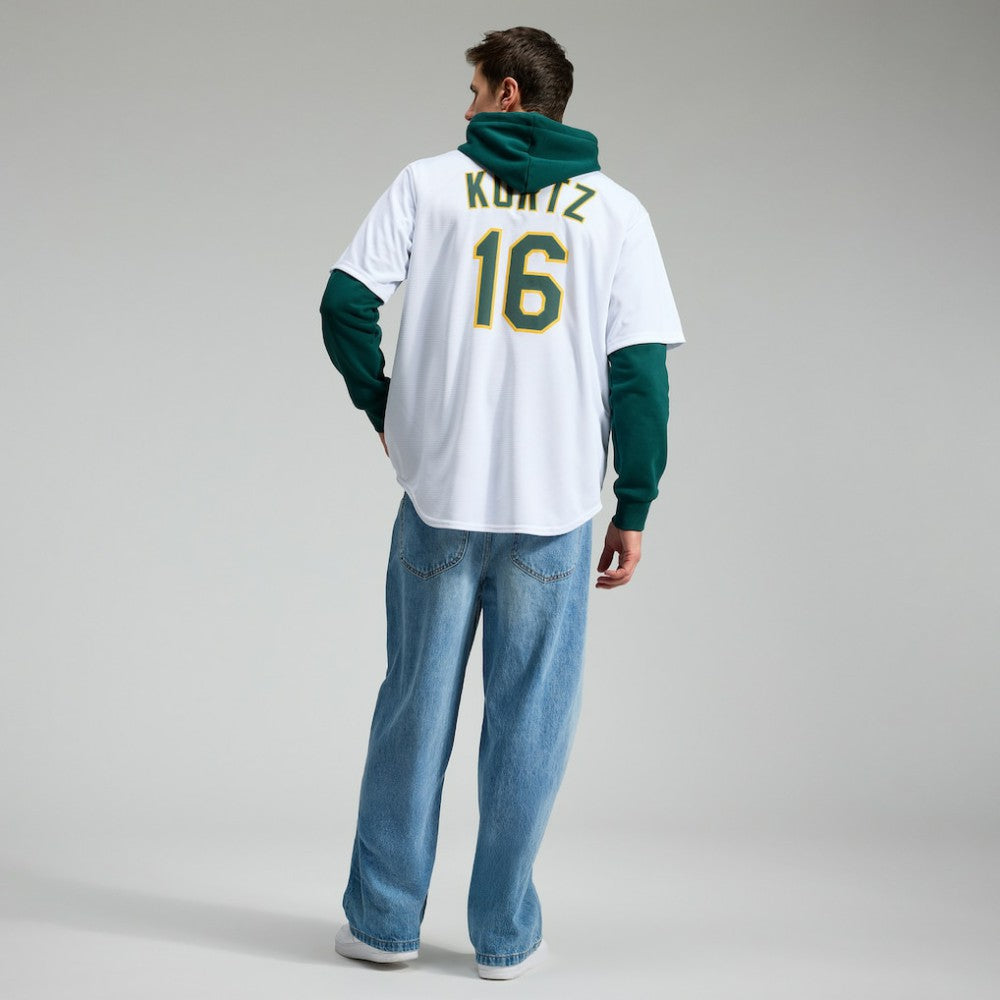 Nick Kurtz Athletics Home Replica Player Jersey - White