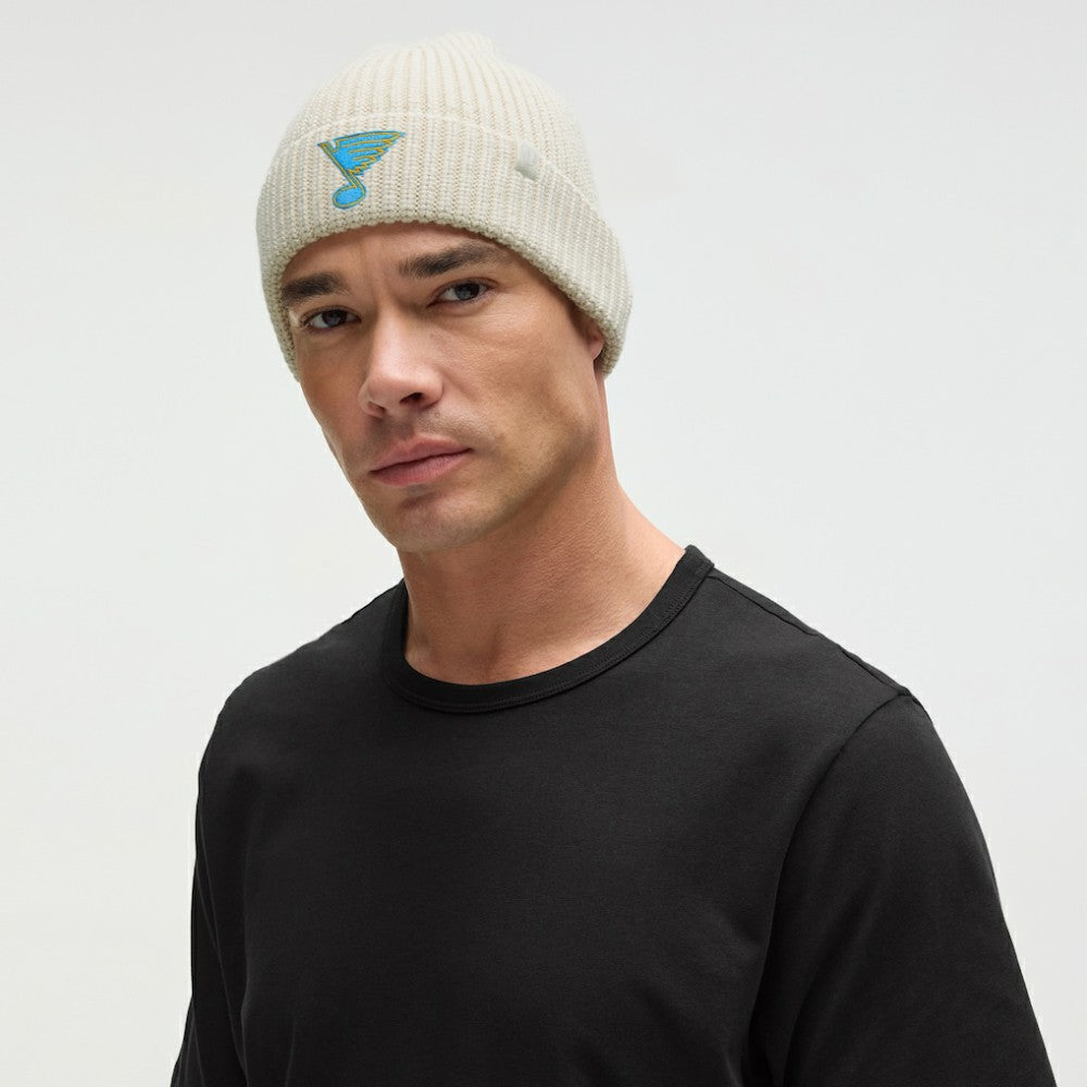 St. Louis Blues lululemon Unisex Close-Fit Wool-Blend Ribbed Beanie Heathered Bone