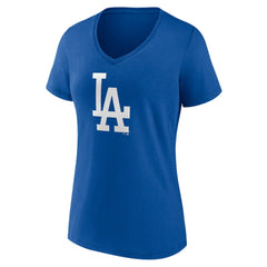 Shohei Ohtani Los Angeles Dodgers Women's Player Name & Number V-Neck T-Shirt Royal