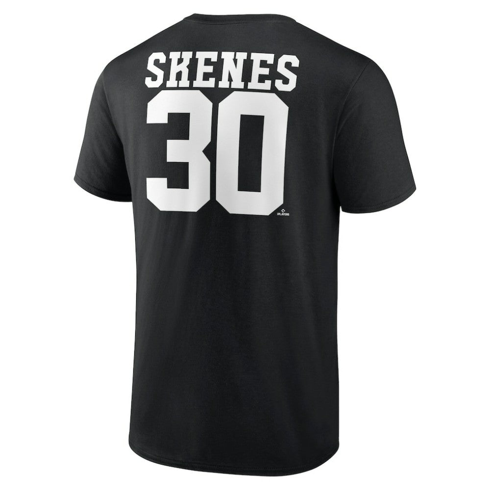 Paul Skenes Pittsburgh Pirates Player Name & Number T-Shirt Black