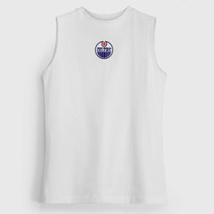 Edmonton Oilers lululemon Women's All Yours Organic Cotton Tank Top White