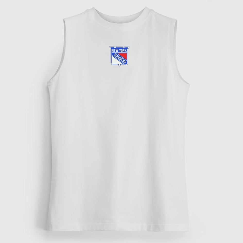 New York Rangers lululemon Women's All Yours Organic Cotton Tank Top White