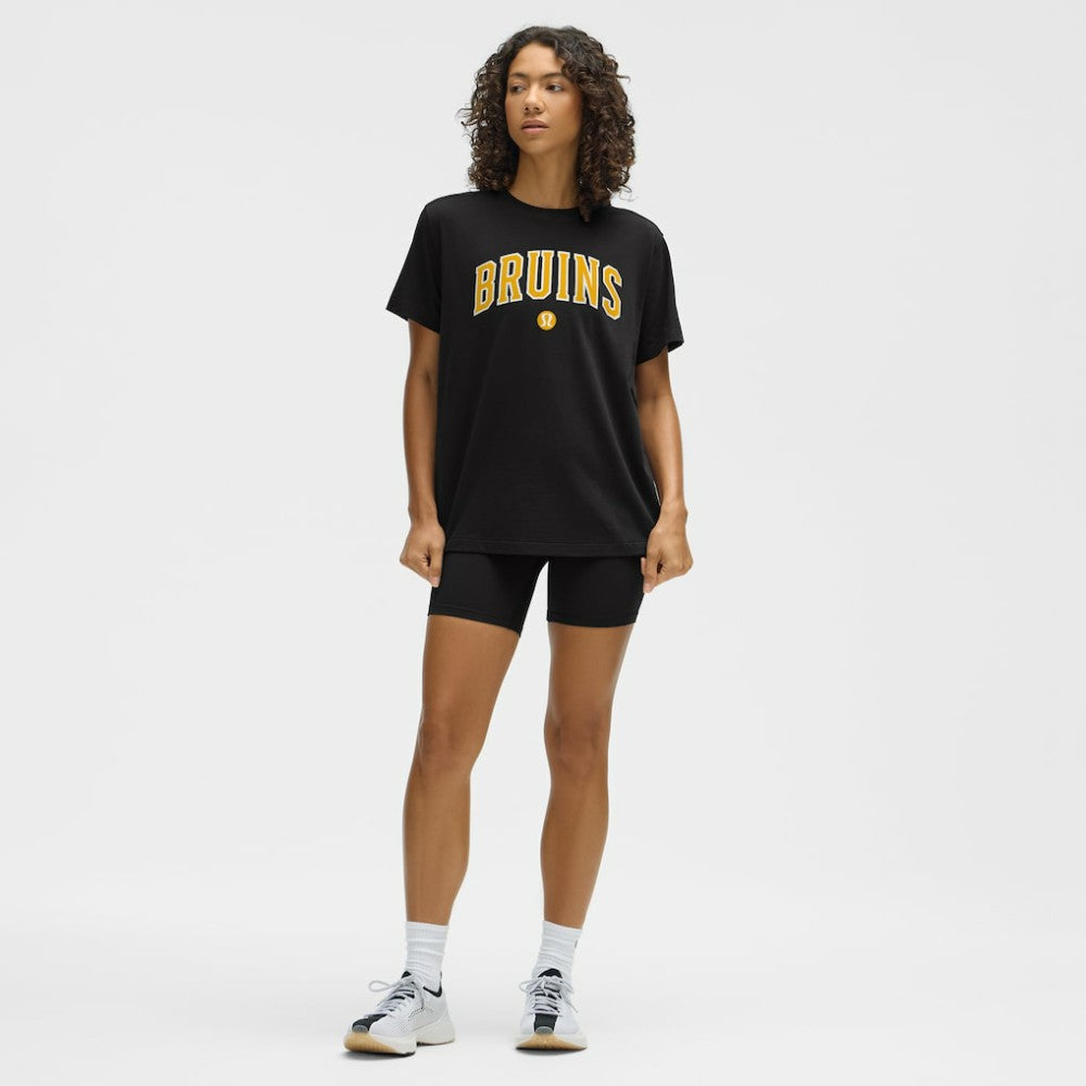 Boston Bruins lululemon Women's All Yours Organic Cotton T-Shirt Black