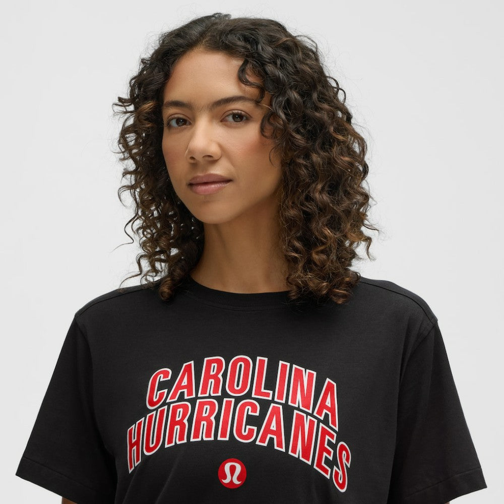 Carolina Hurricanes lululemon Women's All Yours Organic Cotton T-Shirt Black