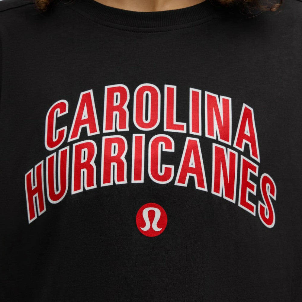Carolina Hurricanes lululemon Women's All Yours Organic Cotton T-Shirt Black