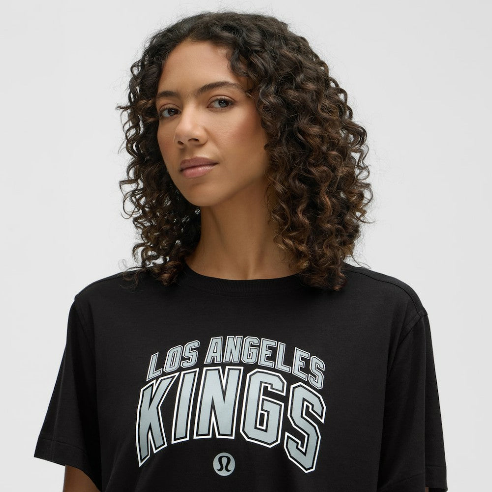 Los Angeles Kings lululemon Women's All Yours Organic Cotton T-Shirt Black