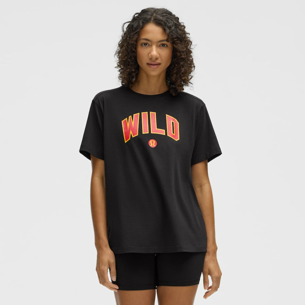 Minnesota Wild lululemon Women's All Yours Organic Cotton T-Shirt Black