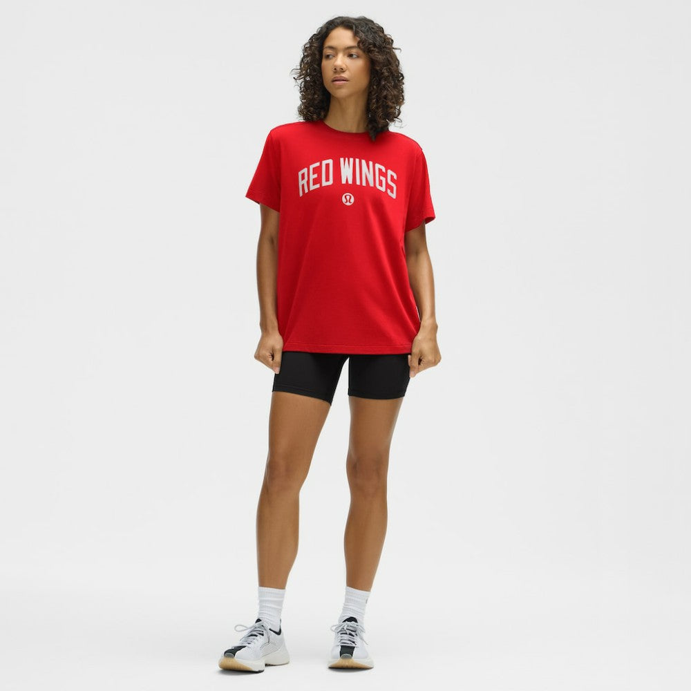 Detroit Red Wings lululemon Women's All Yours Organic Cotton T-Shirt True Red