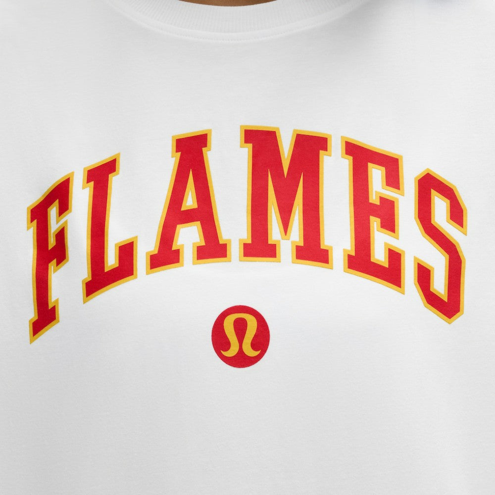 Calgary Flames lululemon Women's All Yours Organic Cotton T-Shirt White