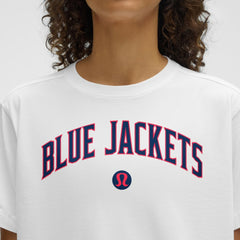 Columbus Blue Jackets lululemon Women's All Yours Organic Cotton T-Shirt White