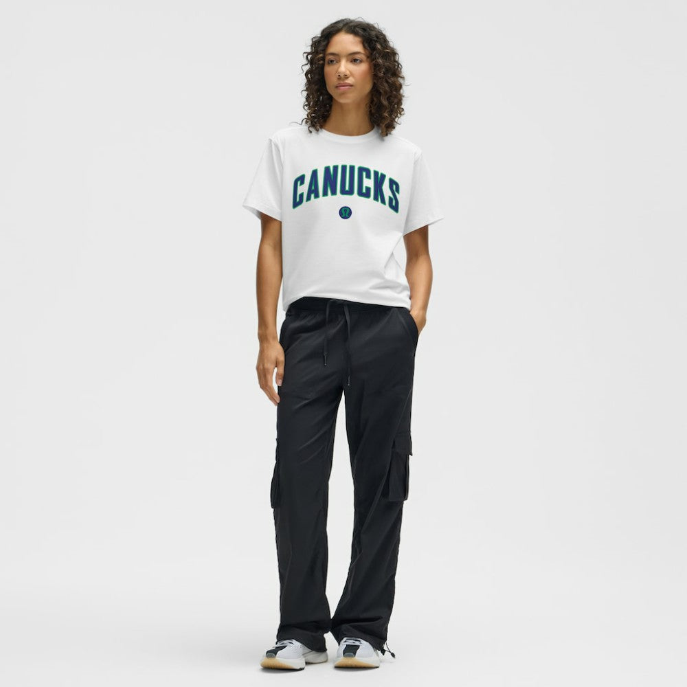 Vancouver Canucks lululemon Women's All Yours Organic Cotton T-Shirt White
