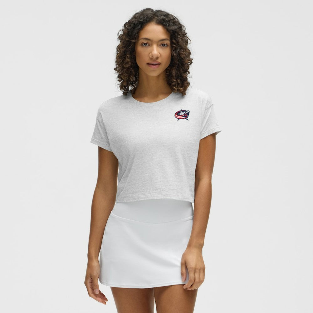 Columbus Blue Jackets lululemon Women's Cates T-Shirt Heathered Core Ultra Light Grey