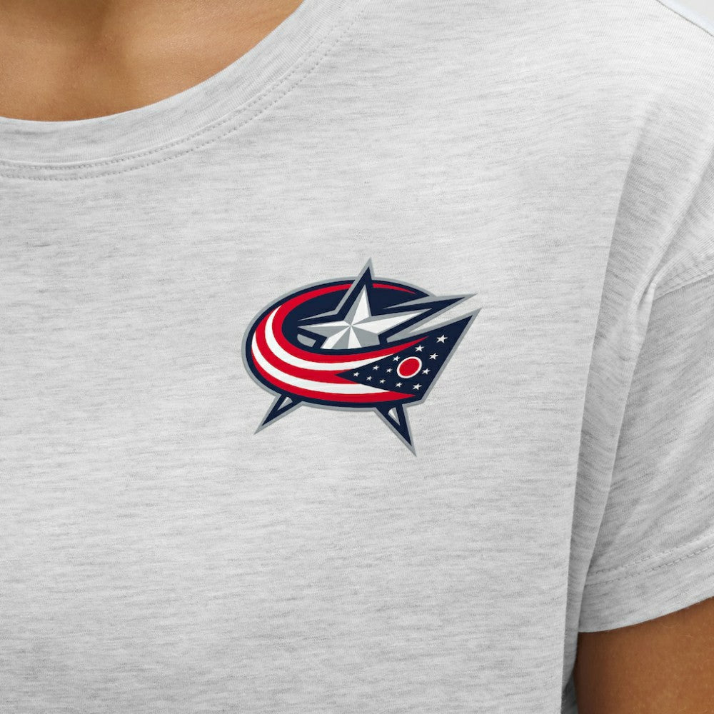 Columbus Blue Jackets lululemon Women's Cates T-Shirt Heathered Core Ultra Light Grey