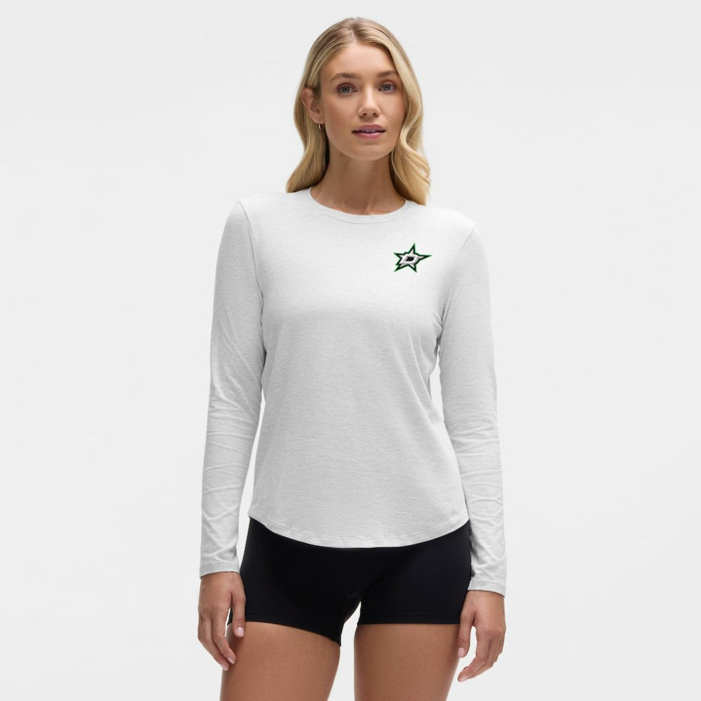 Dallas Stars lululemon Women's Love Long Sleeve T-Shirt Heathered Core Ultra Light Grey