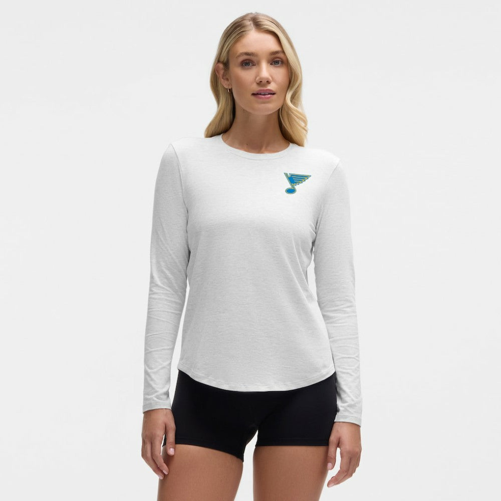 St. Louis Blues lululemon Women's Love Long Sleeve T-Shirt Heathered Core Ultra Light Grey