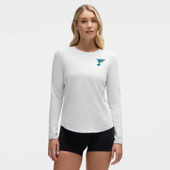 St. Louis Blues lululemon Women's Love Long Sleeve T-Shirt Heathered Core Ultra Light Grey
