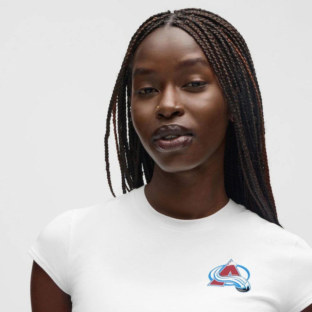 Colorado Avalanche lululemon Women's Baby T-Shirt White